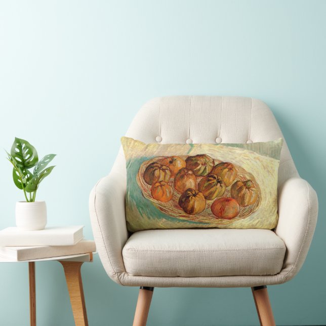 Vincent van Gogh - Stilleben korg med äpplen Lumbarkudde (Stol)