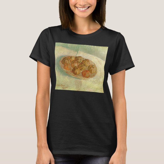 Vincent van Gogh - Stilleben Korg med äpplen Tee (Framsida)