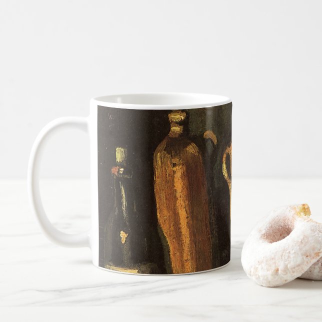 Vincent van Gogh - Stilleben med 4 stentjocka flas Kaffemugg (Med munk)