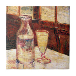 Vincent Van Gogh - Stilleben med Absint Kakelplatta