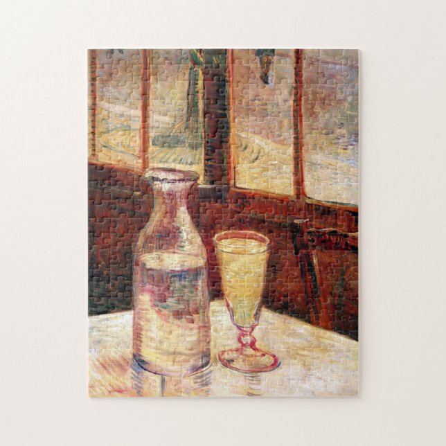 Vincent Van Gogh - Stilleben med Absint Pussel (Vertikal)