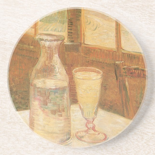 Vincent van Gogh - Stilleben med Absint Underlägg (Framsidan)