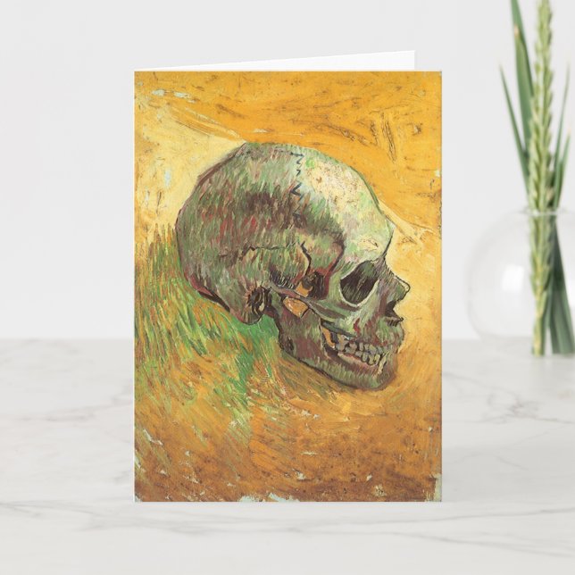 Vincent van Gogh - Stilleben med dödskalle Kort (Framsida)