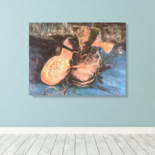 Vincent van Gogh - Stilleben med ett par skor Canvastryck