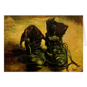 Vincent van Gogh - Stilleben med ett par skor Hälsningskort