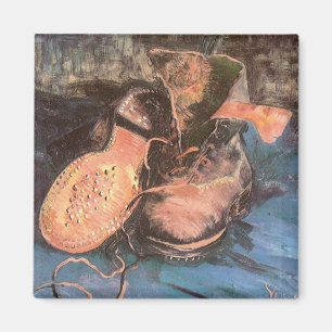 Vincent van Gogh - Stilleben med ett par skor Magnet