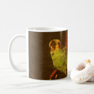 Vincent van Gogh - Stilleben med grön papegoja Kaffemugg