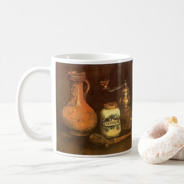 Vincent van Gogh - Stilleben med kaffekvarn Kaffemugg (Med munk)