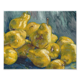 Vincent Van Gogh - stilleben med Pears, Fototryck