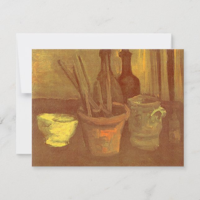 Vincent van Gogh - Stilleben med penslar i kruka (Framsida)