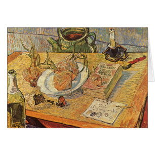 Vincent van Gogh - Stilleben med ritbräde Hälsningskort