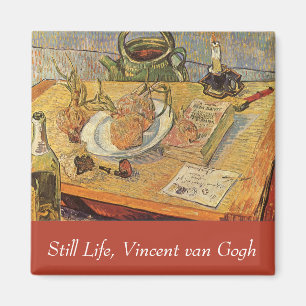 Vincent van Gogh - Stilleben med ritbräde Magnet