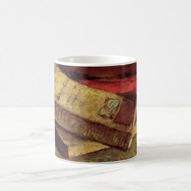 Vincent van Gogh - Stilleben med tre böcker Kaffemugg (Center)