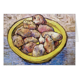 Vincent Van Gogh - Stilleben Potatis Konstverk Hälsningskort