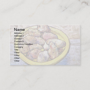 Vincent Van Gogh - Stilleben Potatis Konstverk Visitkort