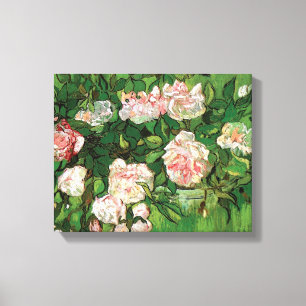 Vincent Van Gogh - Stilleben Rosa Rosor Finkonst Canvastryck