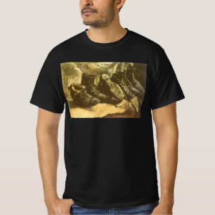 Vincent van Gogh - Stilleben Tre par skor T-shirt