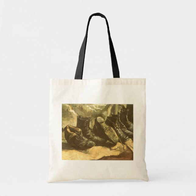 Vincent van Gogh - Stilleben Tre par skor Tygkasse (Framsidan)