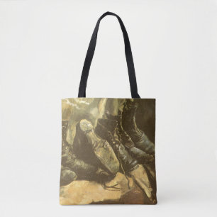 Vincent van Gogh - Stilleben Tre par skor Tygkasse