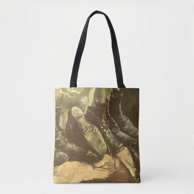 Vincent van Gogh - Stilleben Tre par skor Tygkasse (Framsida)