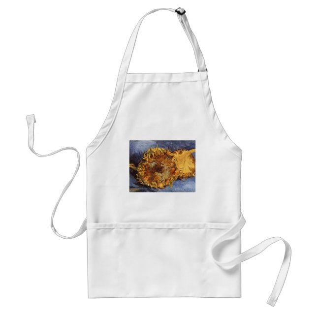 Vincent van Gogh - Stilleben: Två avskurna solroso Förkläde (Framsidan)