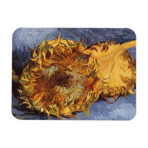 Vincent van Gogh - Stilleben: Två avskurna solroso Magnet