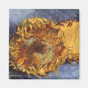Vincent van Gogh - Stilleben: Två avskurna solroso Magnet