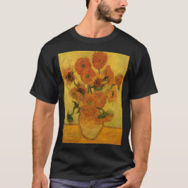 Vincent van Gogh Stilleben Vas med 15 solrosor T Shirt