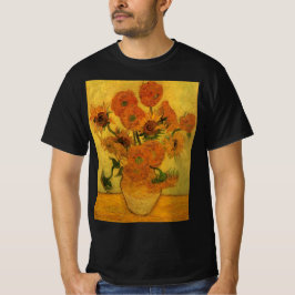 Vincent van Gogh Stilleben Vas med 15 solrosor T Shirt