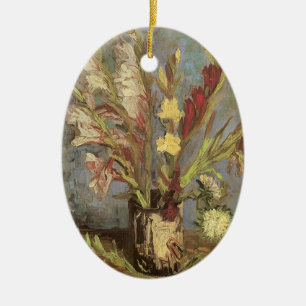 Vincent van Gogh - Stilleben Vas med Gladioler Julgransprydnad Keramik
