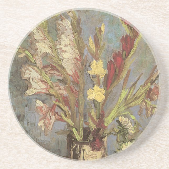 Vincent van Gogh - Stilleben Vas med Gladioler Underlägg (Framsidan)