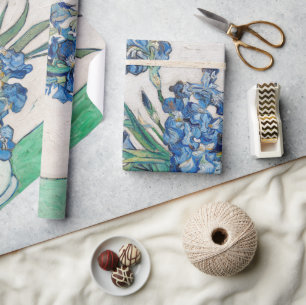Vincent van Gogh - Stilleben: Vas med irisar Presentpapper