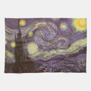 Vincent van Gogh - Stjärnenatt Kökshandduk