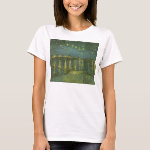 Vincent van Gogh - Stjärnenatt över Rhône Tee Shirt