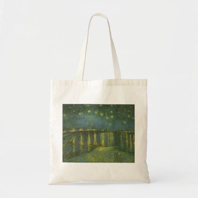 Vincent van Gogh - Stjärnenatt över Rhône Tygkasse (Framsidan)