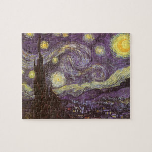 Vincent van Gogh - Stjärnenatt Pussel