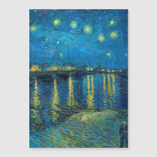 Vincent Van Gogh Stjärnklar natt över Rhône
