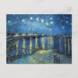 Vincent Van Gogh Stjärnklar natt över Rhône 1888 Vykort