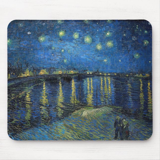 Vincent van Gogh - Stjärnklar natt över Rhône Musmatta (Framsidan)