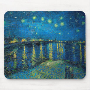 Vincent Van Gogh Stjärnklar natt över Rhône Musmatta