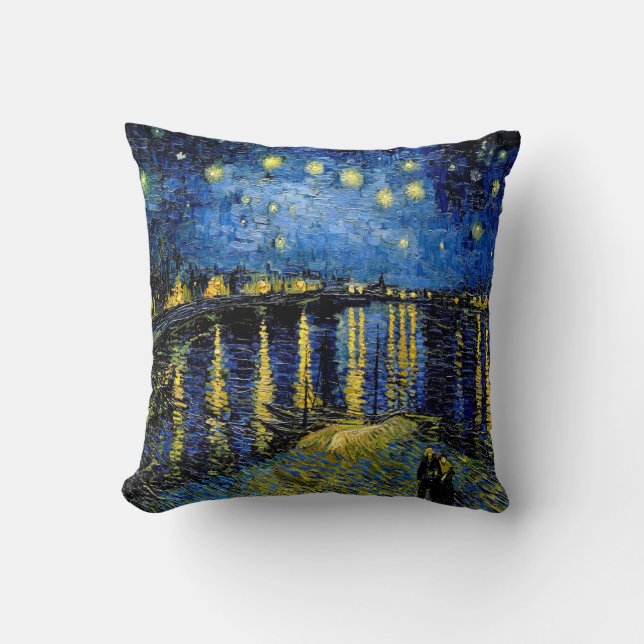 Vincent Van Gogh Stjärnkväll Kudde (Framsida)