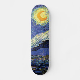 Vincent Van Gogh Stjärnkväll Mini Skateboard Bräda 18,5 Cm