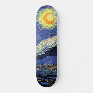 Vincent Van Gogh Stjärnkväll Mini Skateboard Bräda 18,5 Cm