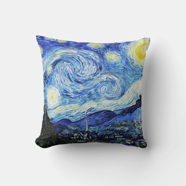 Vincent Van Gogh, Stjärnkvällsmålningen Kudde (Framsida)
