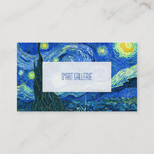 vincent van gogh stjärnmörker visitkort