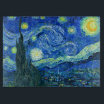Vincent van gogh-stjärnnatt<br><div class="desc">Van Goghs berömd, "Starry Natt". Under sin vistelse på Saint Remy-asyl på 1880-talet skildrade van Gogh det rullande backe och cypress träd som han såg från sitt fönster. Digitalt utökat med PixDezines. Copyright © 2008-2016 PixDezines.com™ och PixDezines™ på zazzle.com. Alla rättigheter förbehållna.</div>