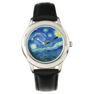 Vincent van gogh-stjärnnatt armbandsur