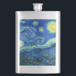 Vincent van gogh-stjärnnatt fickplunta<br><div class="desc">Van Goghs berömd,  "Starry Natt". Under sin vistelse på Saint Remy-asyl på 1880-talet skildrade van Gogh det rullande backe och cypress träd som han såg från sitt fönster. Digitalt utökat med PixDezines. Copyright © 2008-2016 PixDezines.com™ och PixDezines™ på zazzle.com. Alla rättigheter förbehållna.</div>