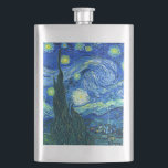 Vincent van gogh-stjärnnatt fickplunta<br><div class="desc">Van Goghs berömd,  "Starry Natt". Under sin vistelse på Saint Remy-asyl på 1880-talet skildrade van Gogh det rullande backe och cypress träd som han såg från sitt fönster. Digitalt utökat med PixDezines. Copyright © 2008-2016 PixDezines.com™ och PixDezines™ på zazzle.com. Alla rättigheter förbehållna.</div>