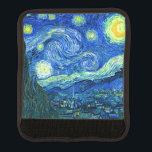 Vincent van gogh-stjärnnatt handtagsskydd<br><div class="desc">Van Goghs berömd,  "Starry Natt". Under sin vistelse på Saint Remy-asyl på 1880-talet skildrade van Gogh det rullande backe och cypress träd som han såg från sitt fönster. Digitalt utökat med PixDezines. Copyright © 2008-2016 PixDezines.com™ och PixDezines™ på zazzle.com. Alla rättigheter förbehållna.</div>